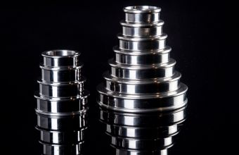 Präzise gefertigte Ziehrollen und Ziehkegel aus Edelstahl für Drahtzuganlagen.