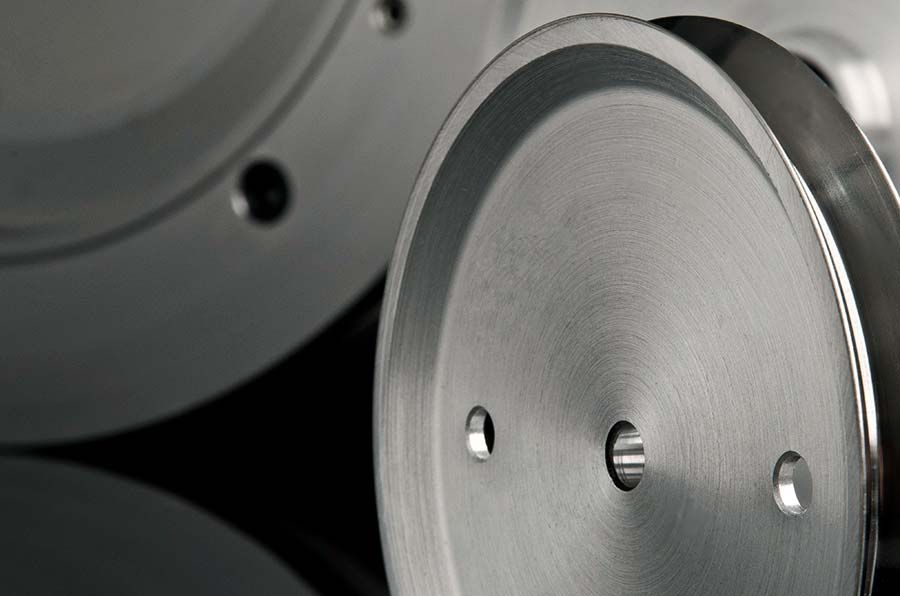 Drahtführungsrollen und -scheiben